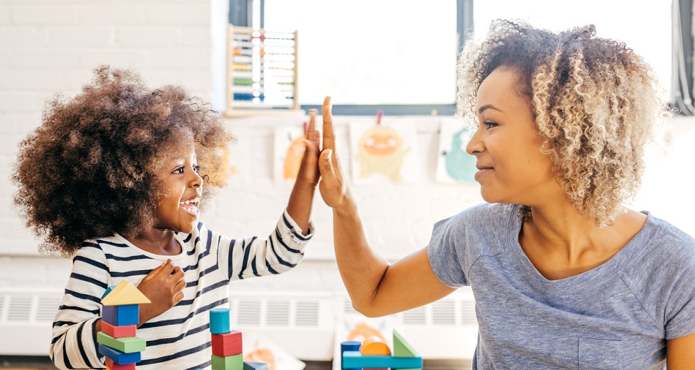 parents play with kids