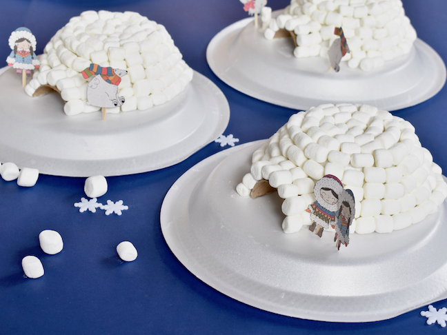 Winter Fun for Kids- Create an Amazing Marshmallow Igloo Craft